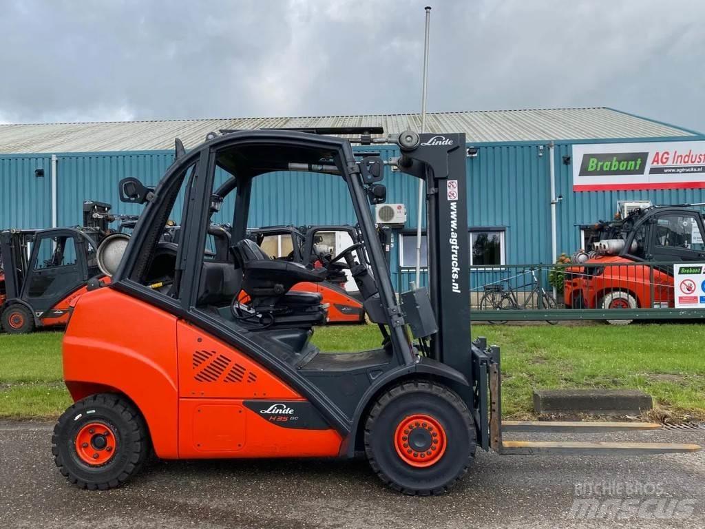 Linde H35T-02 LPG gaffeltrucks