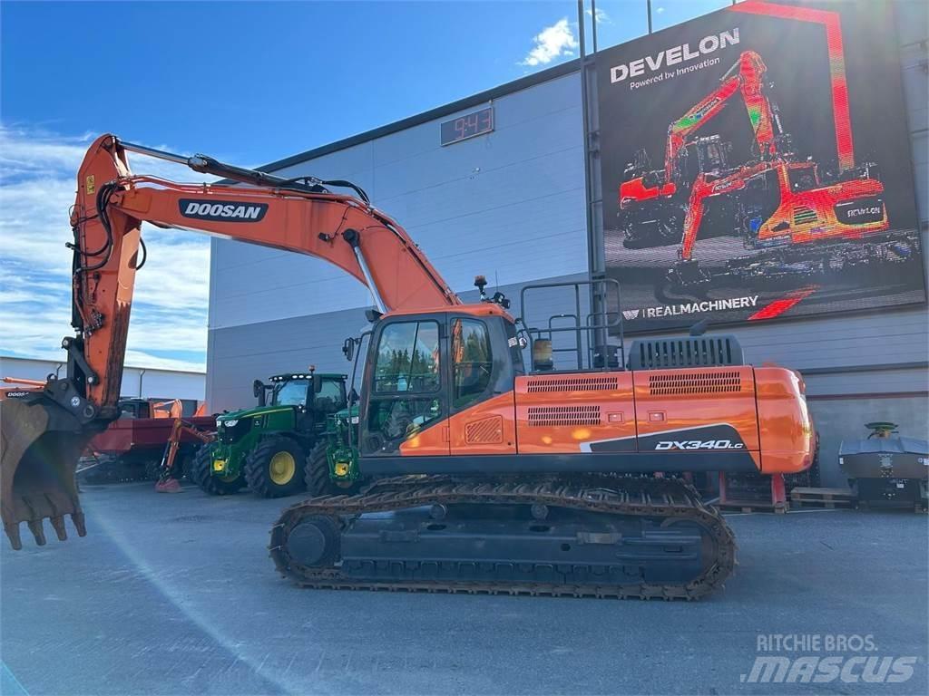 Doosan DX340LC-5 Gravemaskiner på larvebånd