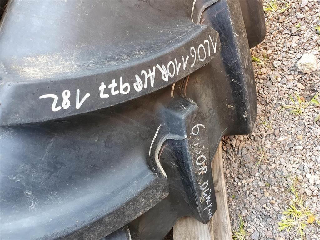 Mitas 420/70R28 x2 Hjul, Dæk og Fælge