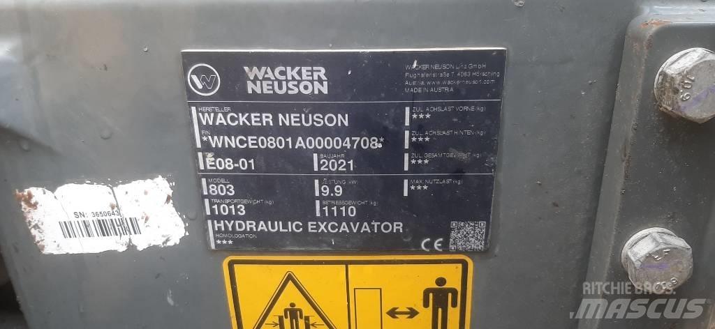 Wacker Neuson 803 Gravemaskiner på larvebånd