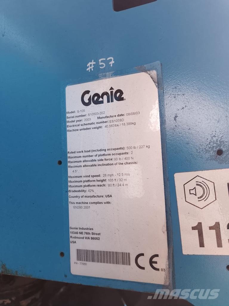 Genie S 105 Teleskoplifte