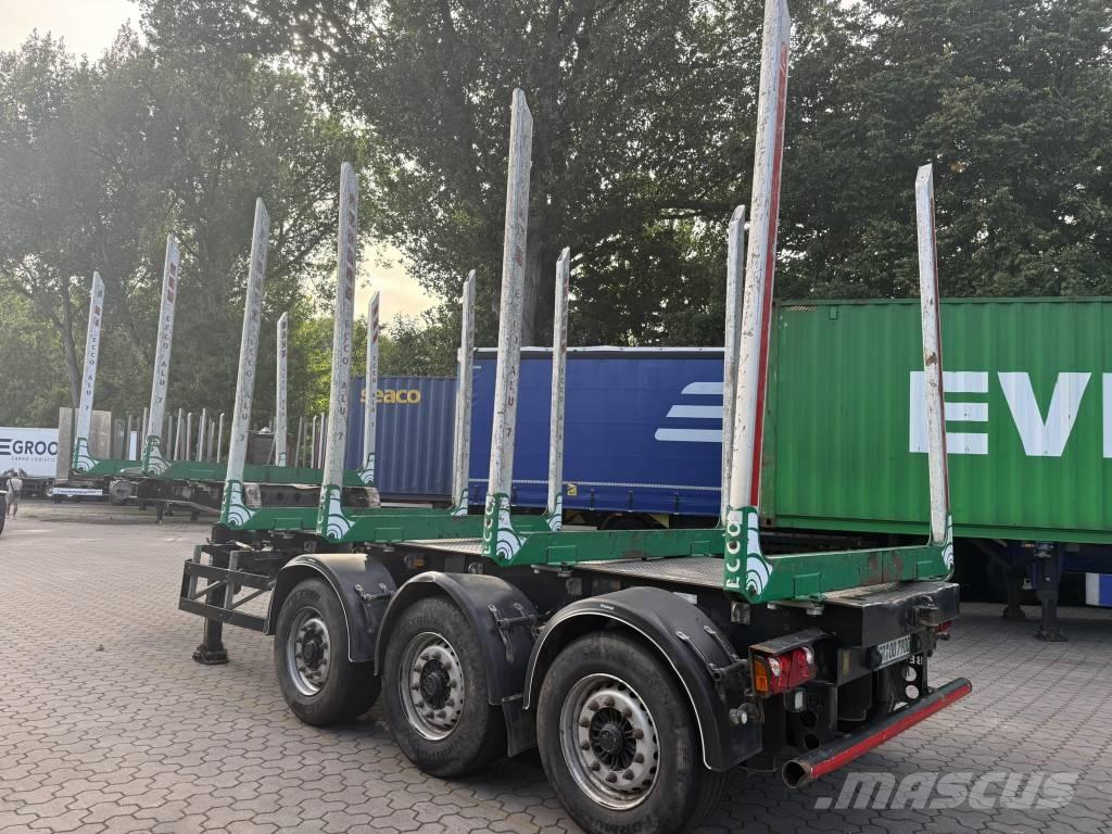BEFA Sattel Anhänger Semi-trailer til tømmer