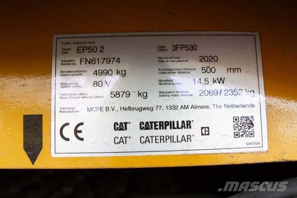 CAT EP 50 El gaffeltrucks
