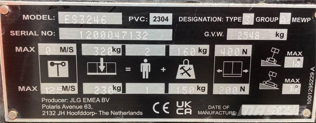 JLG ES3246 Saxlifte