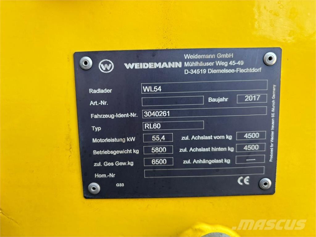 Wacker WL 54 Læssemaskiner på hjul
