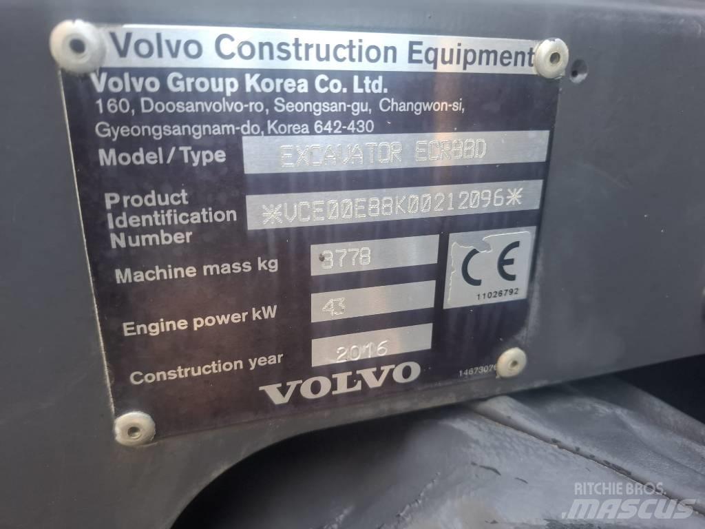 Volvo ECR 88 D Midi-gravemaskiner 7t - 12t