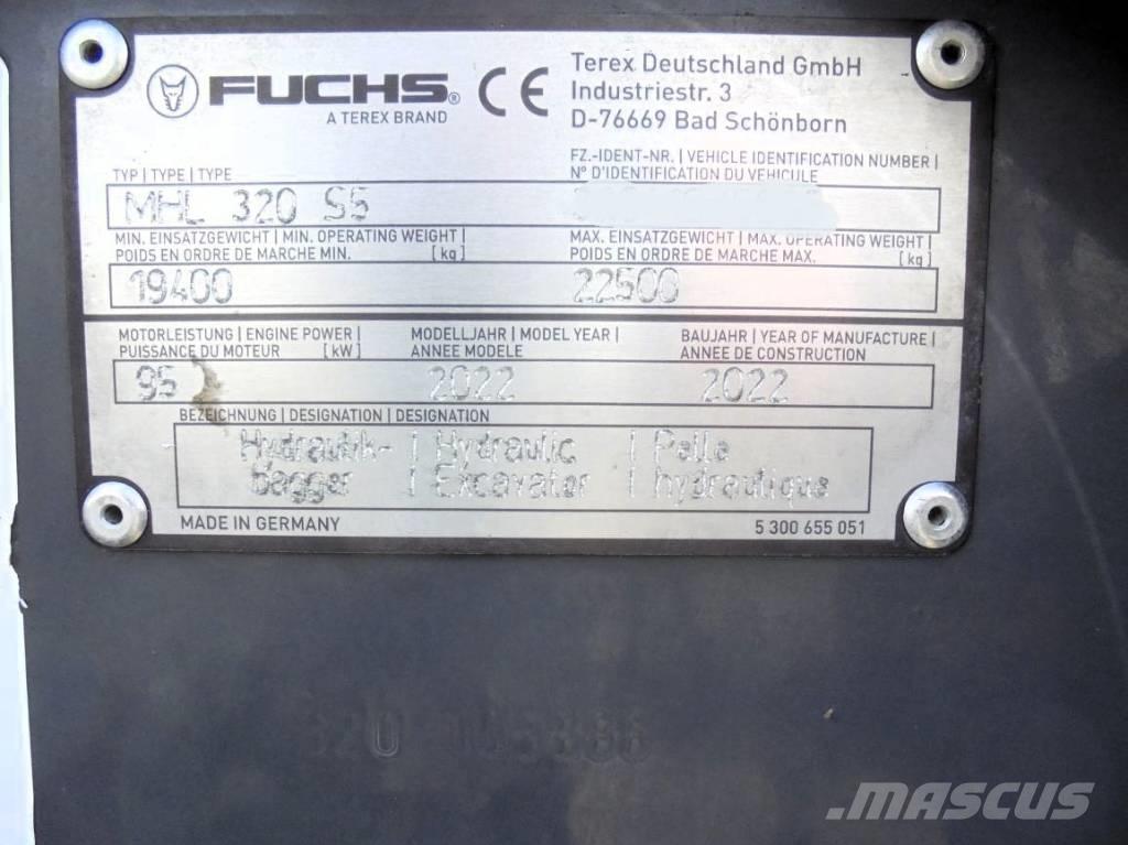 Fuchs MHL 320 Materialehåndteringsmaskiner