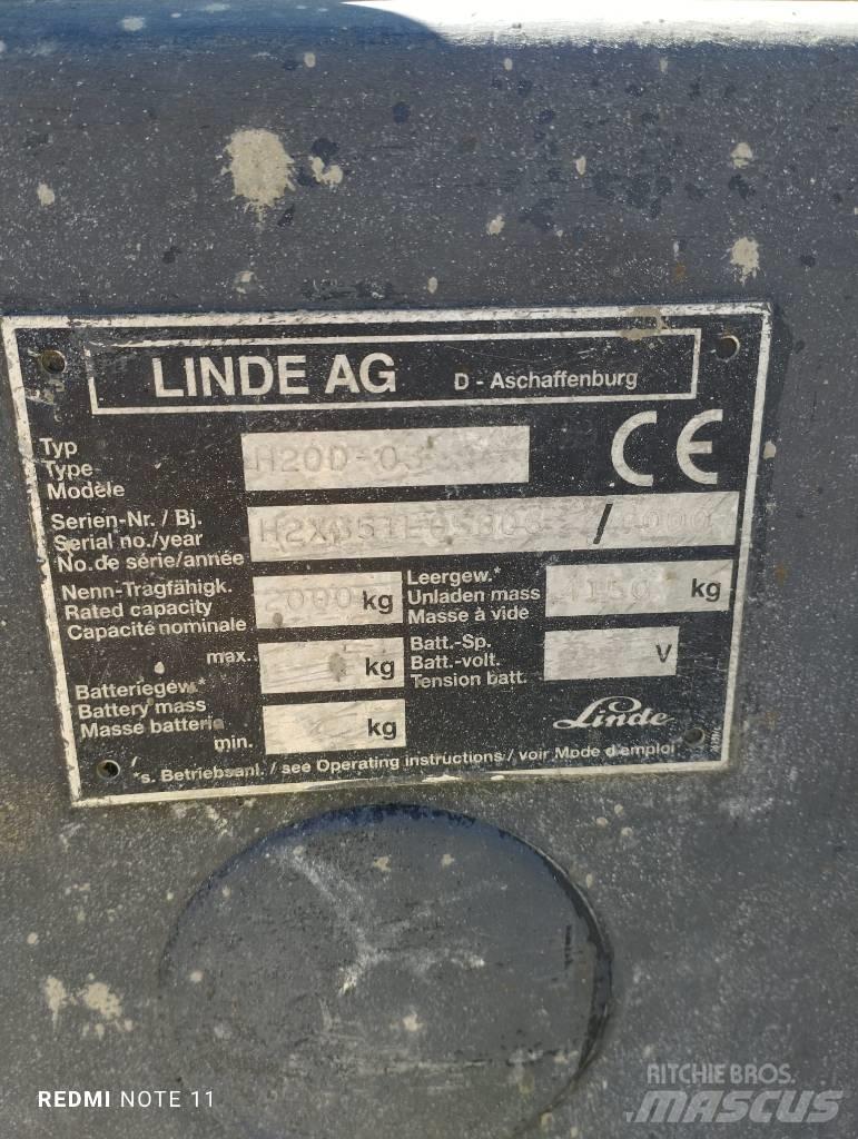 Linde H 20 D Diesel gaffeltrucks