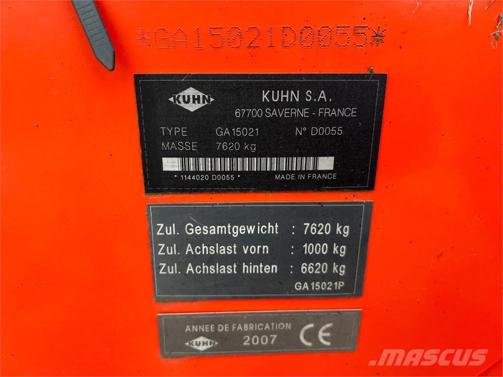 Kuhn GA 15021 Skårlæggerer