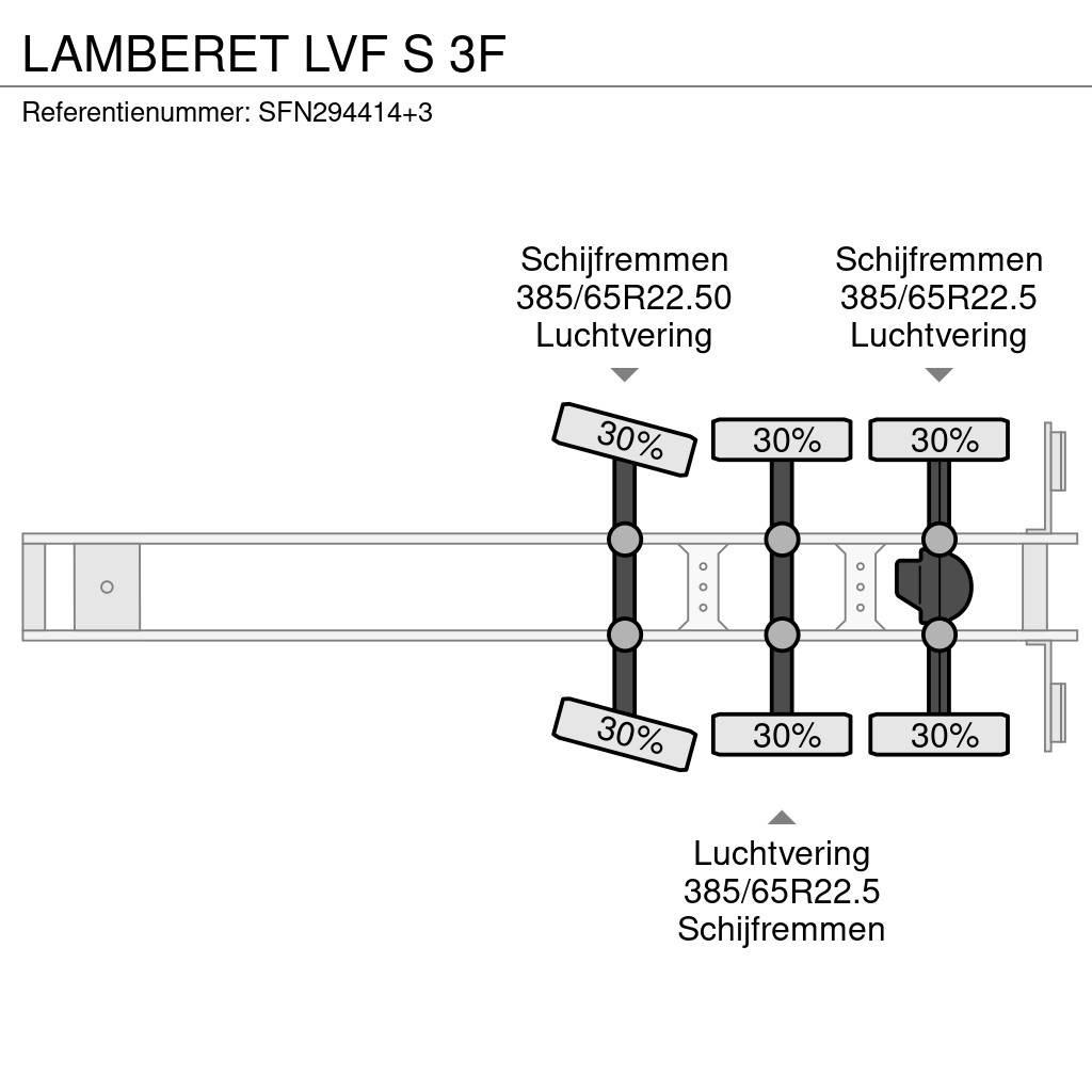 Lamberet LVF S 3F Semi-trailer med Kølefunktion