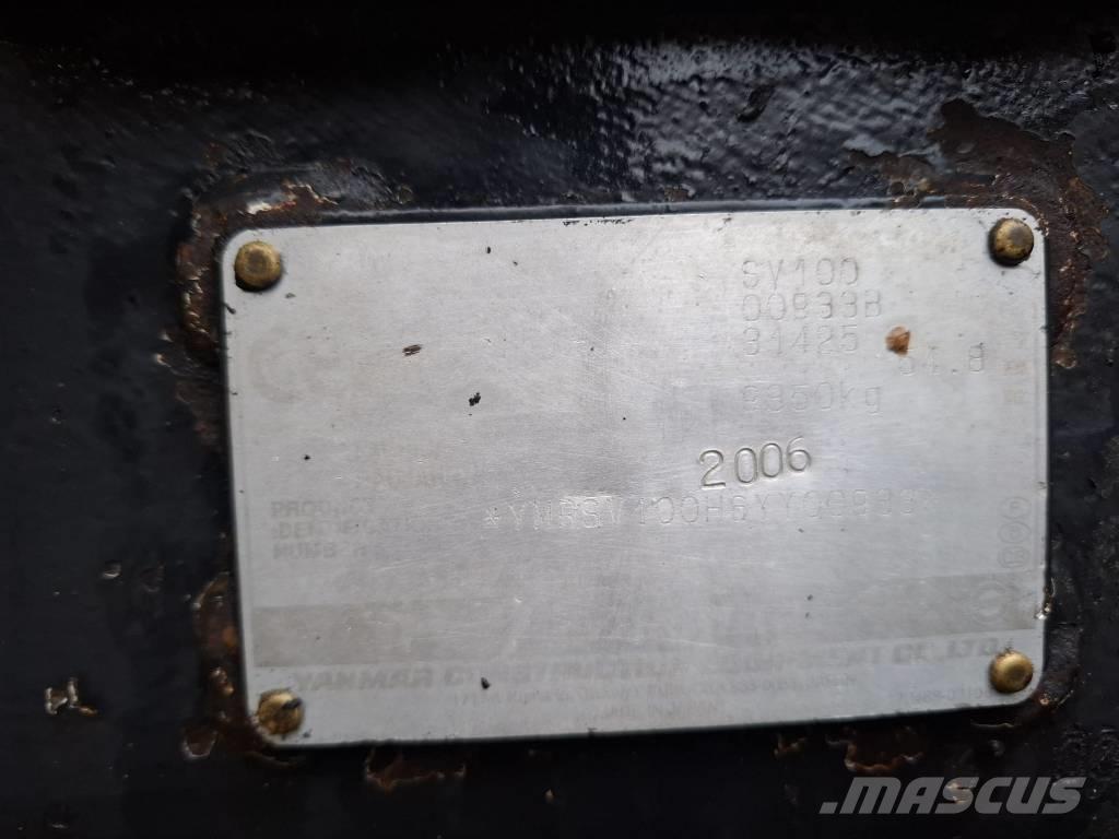 Yanmar SV 100 Midi-gravemaskiner 7t - 12t