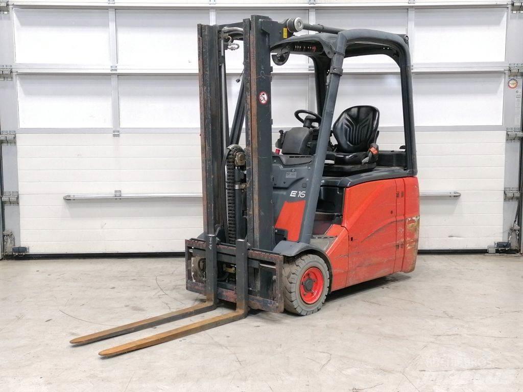 Linde E16H-01 El gaffeltrucks
