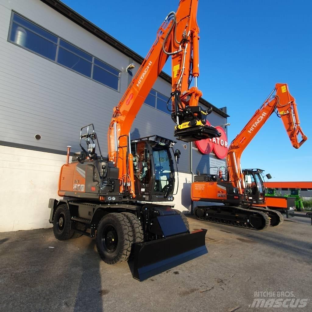 Hitachi ZX150W-7 Gravemaskiner på hjul