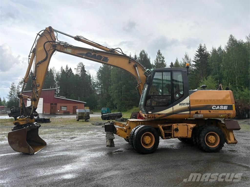 CASE WX170 Gravemaskiner på hjul