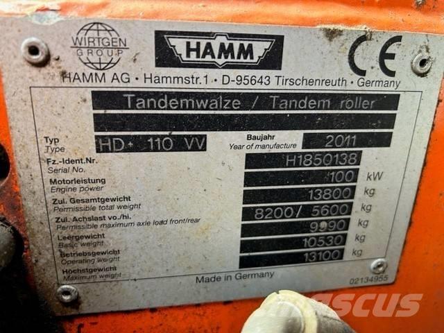 Hamm HD 110 Tvilling tromle