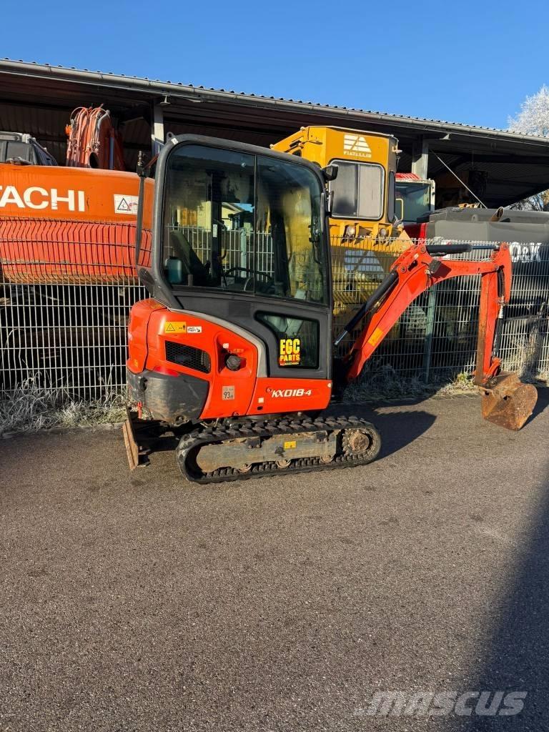 Kubota KX 018-4 Minigravemaskiner