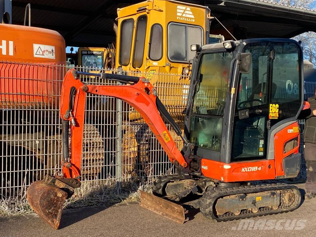 Kubota KX 018-4 Minigravemaskiner