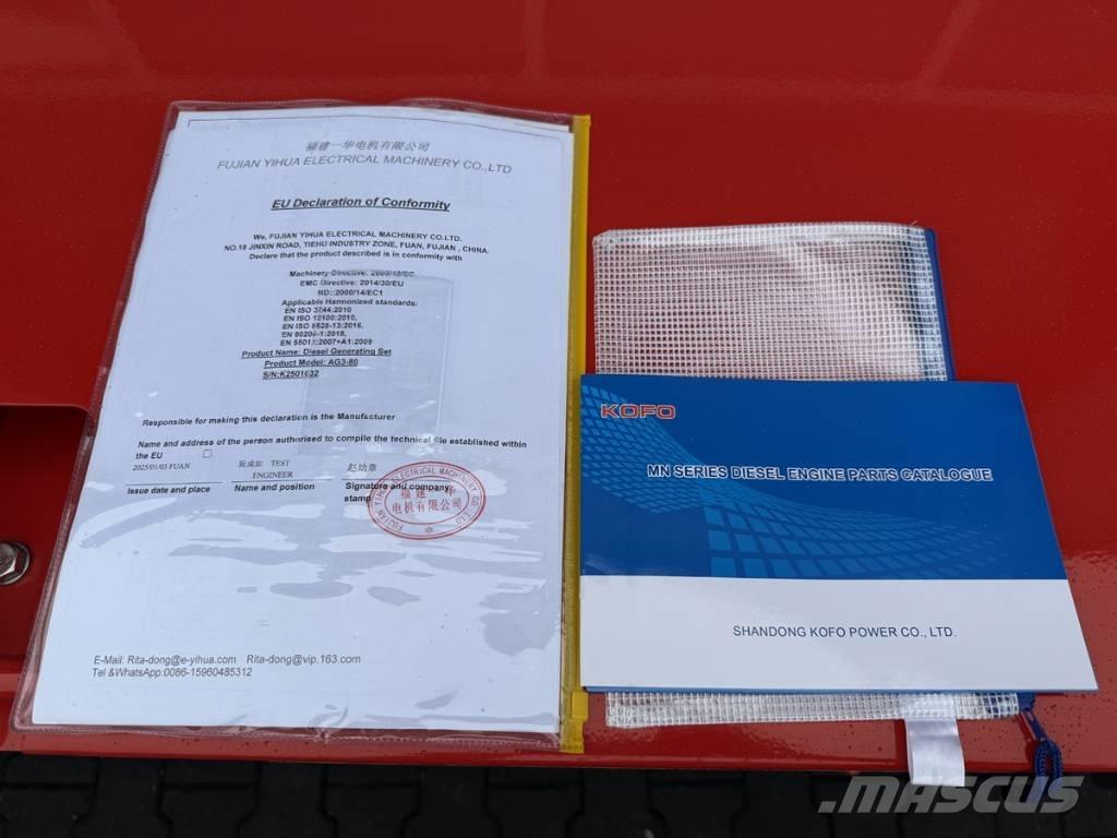 Ashita 80 kva Dieselgeneratorer
