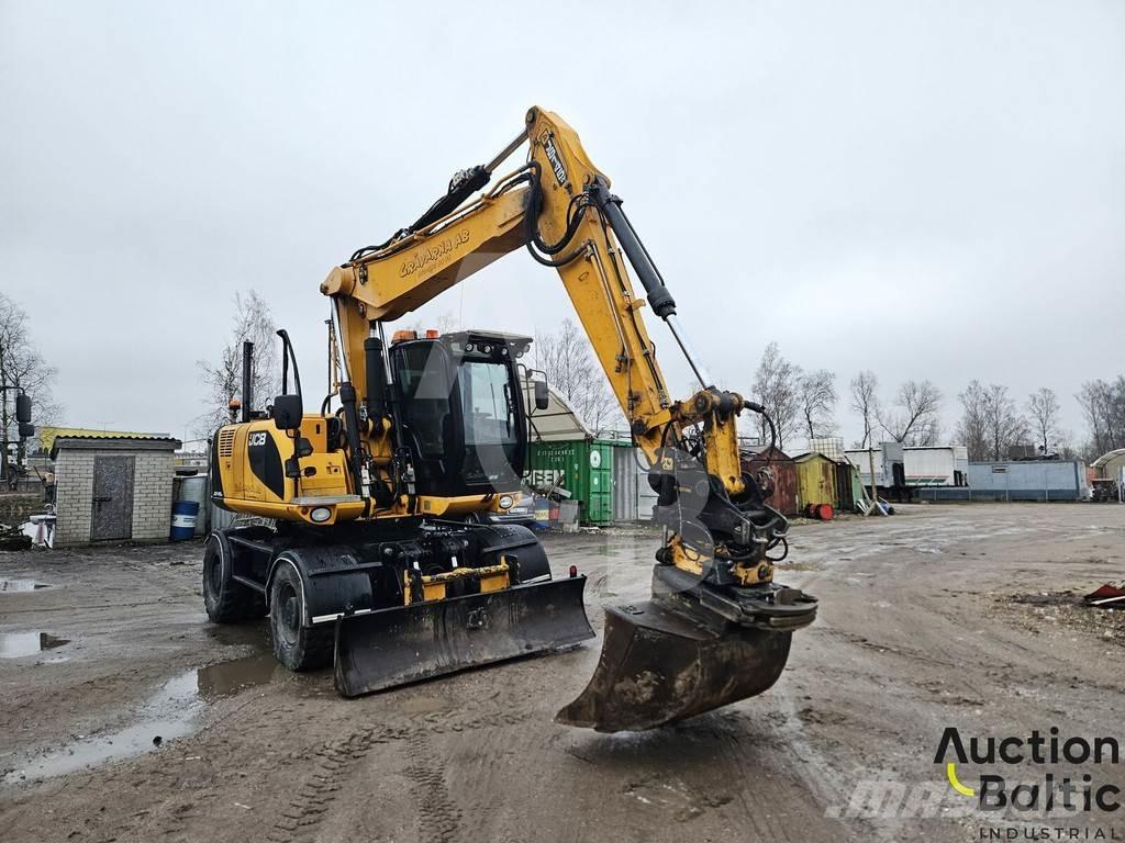 JCB JS 145 W Gravemaskiner på hjul