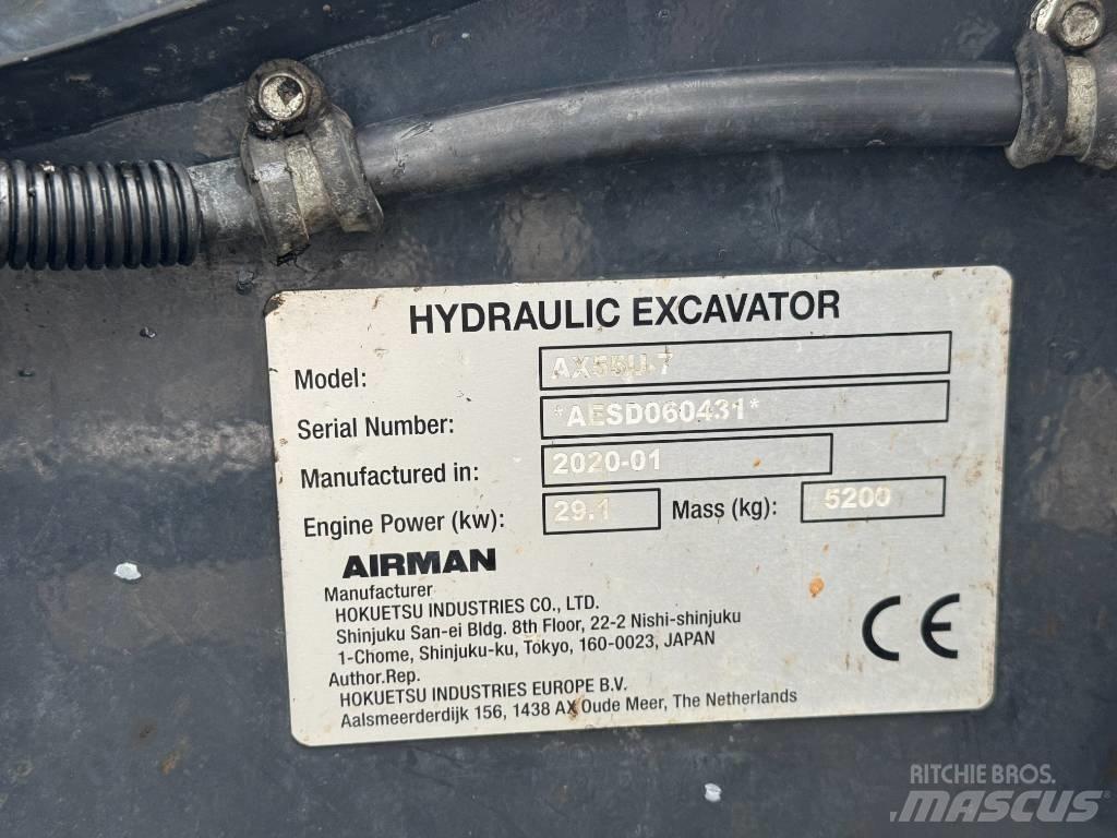 Airman AX 55 Minigravemaskiner