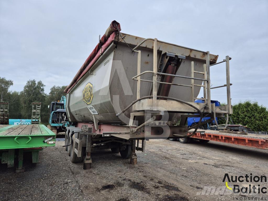 Meiller MHPS 41/3 Semi-trailer med Gardinsider