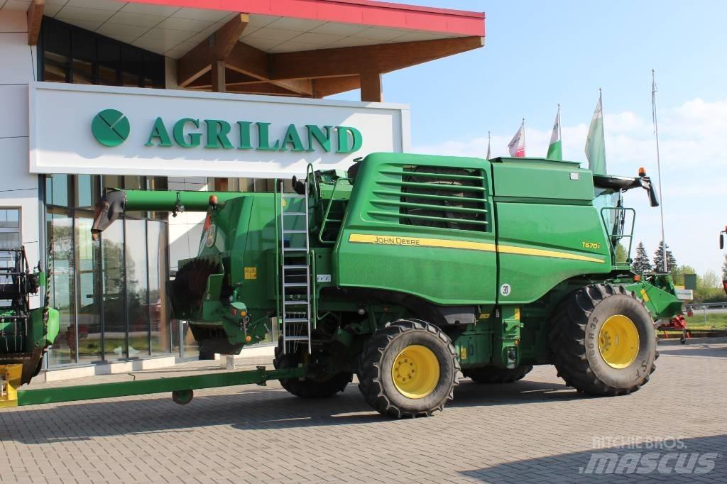 John Deere T 670 i Mejetærskere
