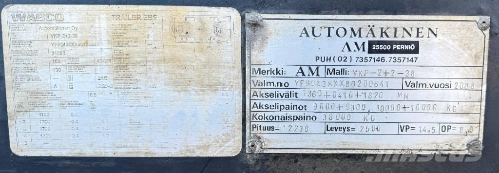 AM VKP-2+2-38 Demonterbare/wirehejs anhængere