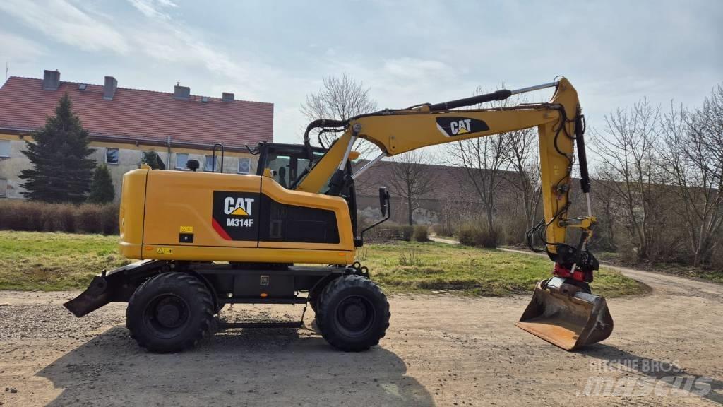CAT M 314 F Gravemaskiner på hjul