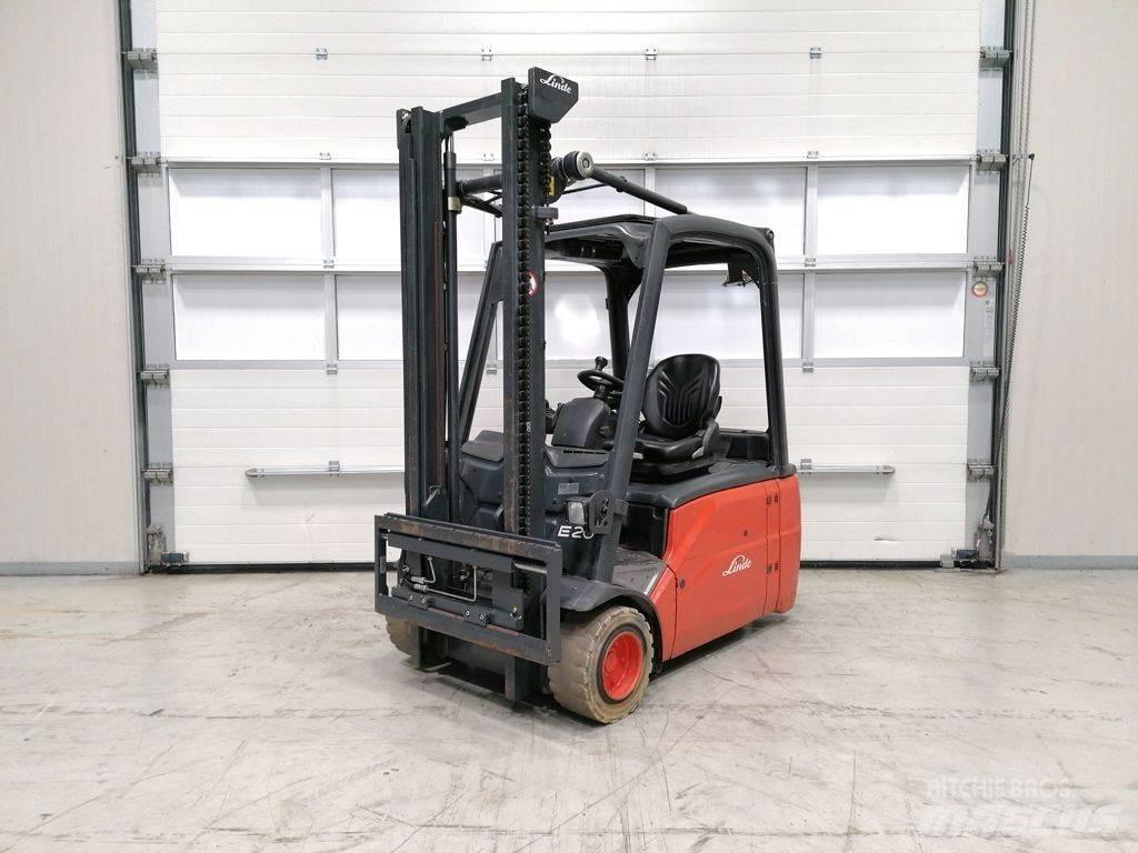 Linde E20L-01 El gaffeltrucks