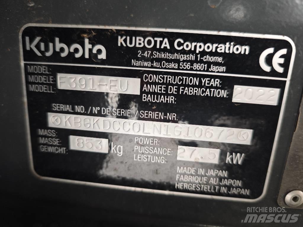 Kubota F 391 Traktorklippere