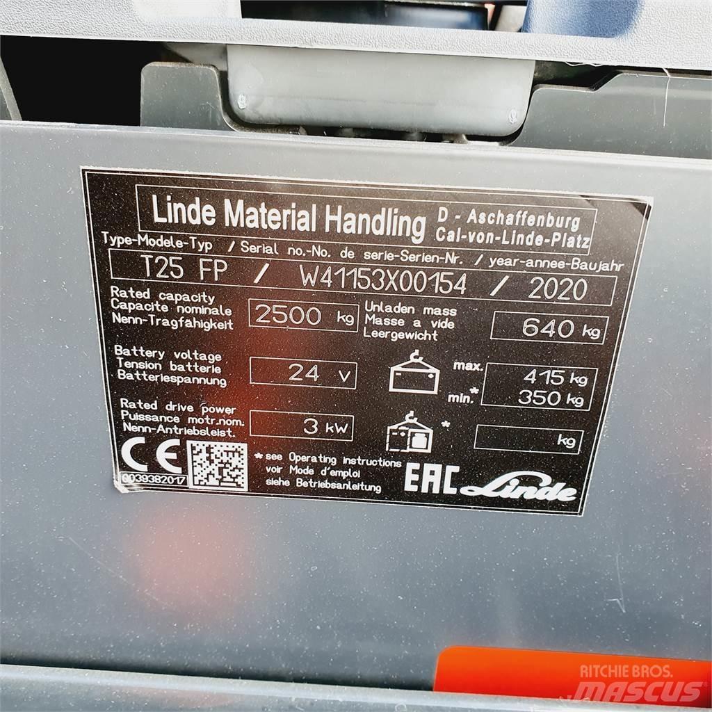 Linde T25FP El-palleløftere