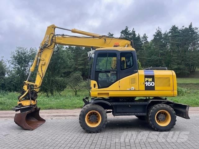 Komatsu PW 160 ES-7K Gravemaskiner på hjul