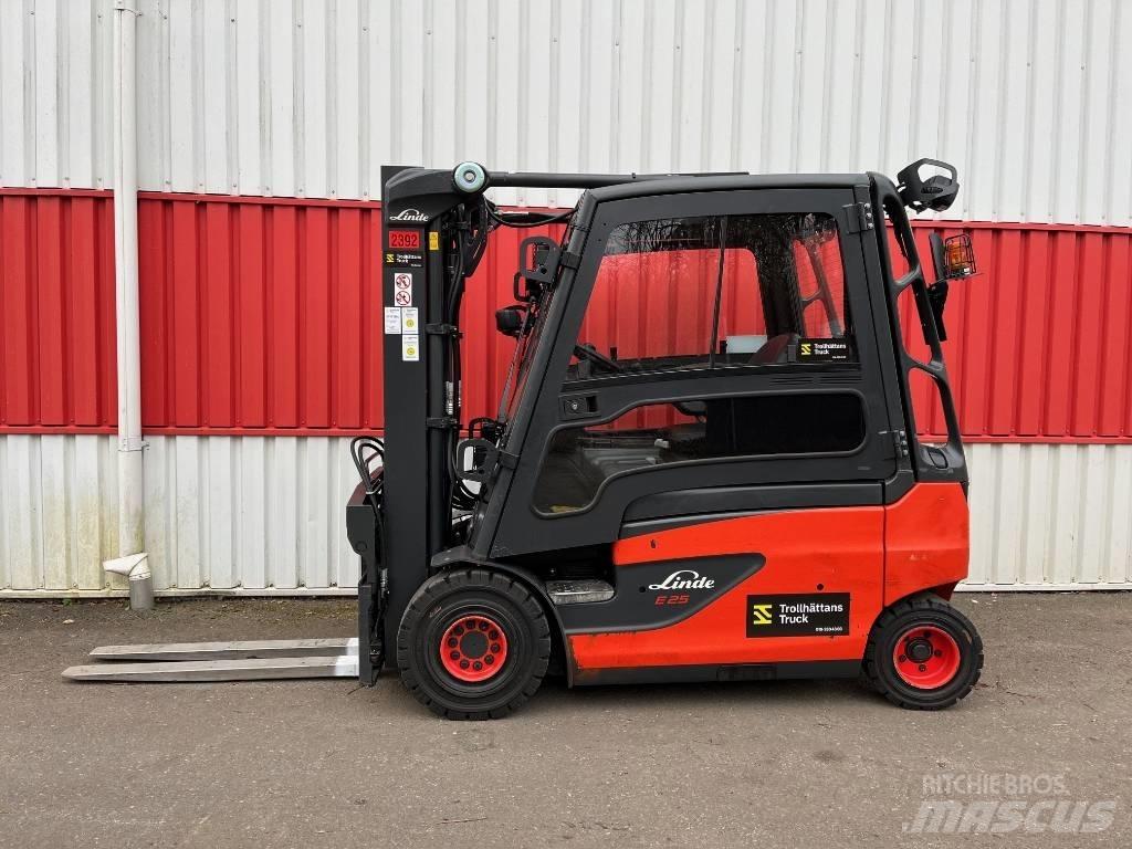 Linde E 25 El gaffeltrucks