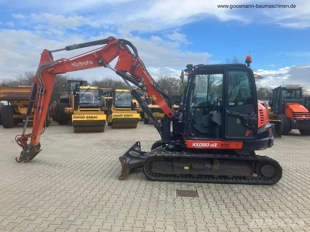 Kubota KX080-4a Midi-gravemaskiner 7t - 12t