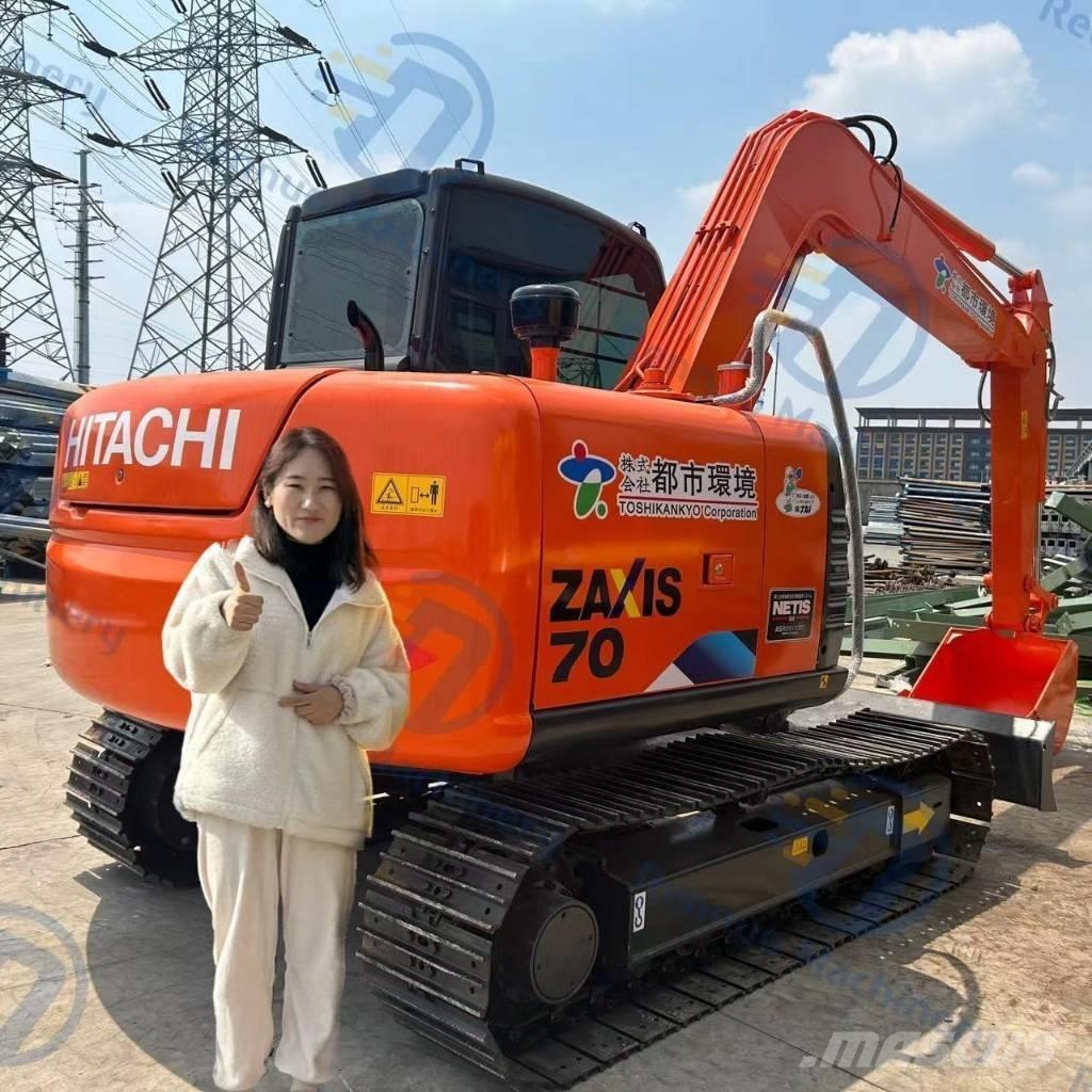 Hitachi ZX70 Gravemaskiner på larvebånd