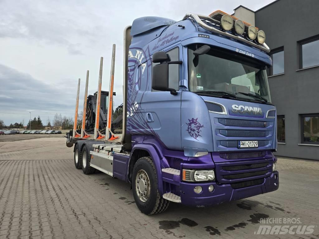 Scania R 580 Tømmertransport