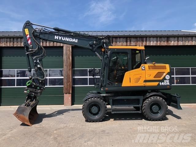 Hyundai HW 140 A Gravemaskiner på hjul