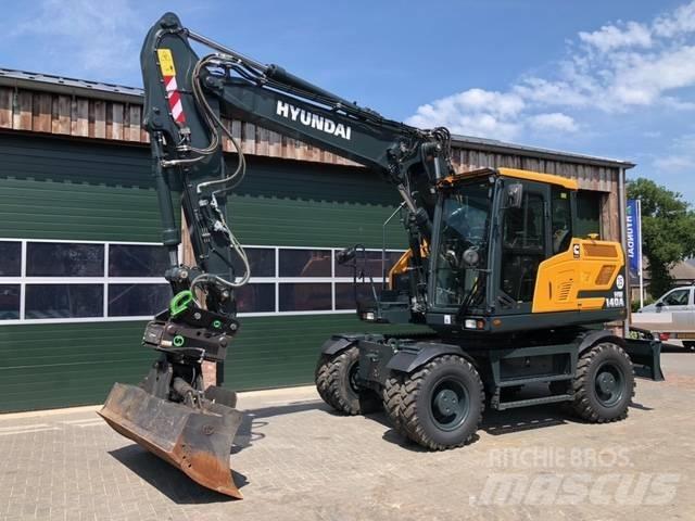 Hyundai HW 140 A Gravemaskiner på hjul