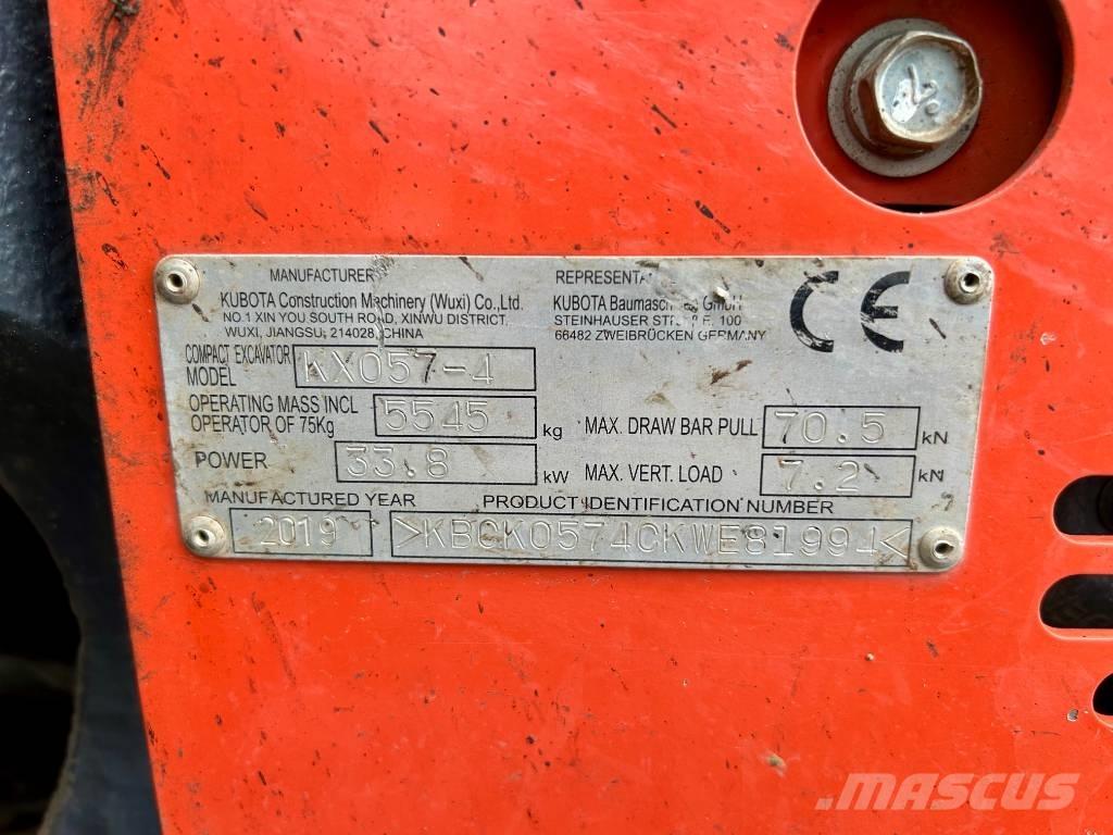 Kubota KX 057-4 Minigravemaskiner