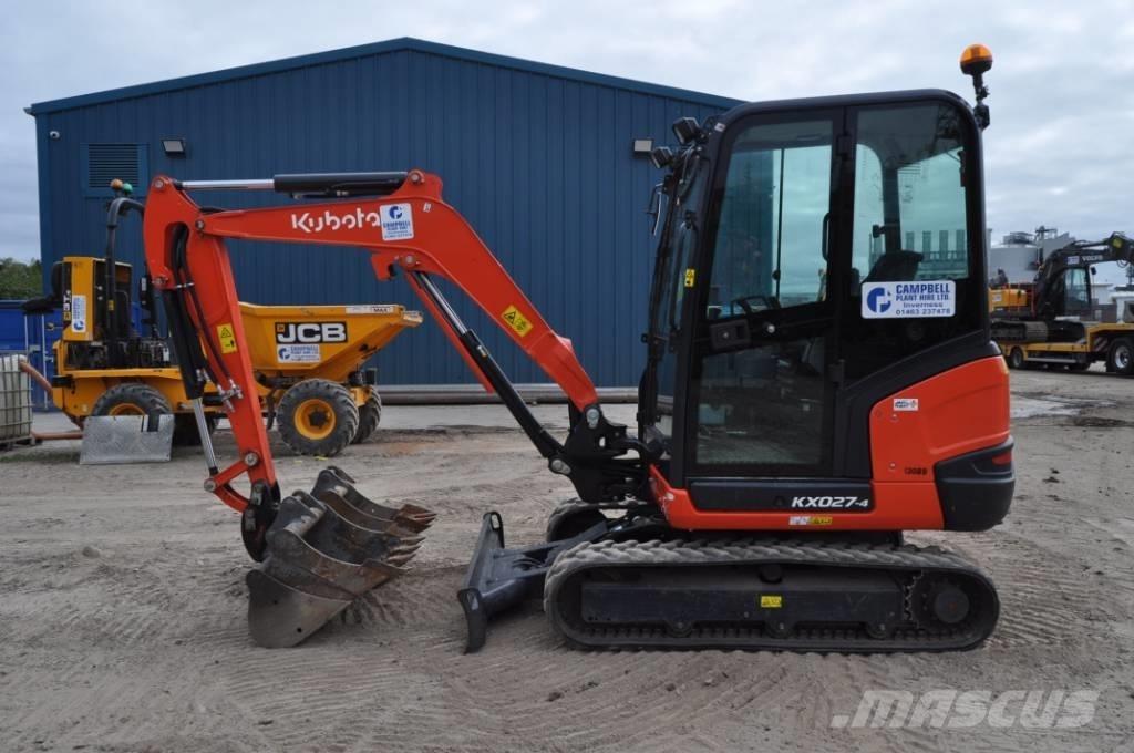 Kubota KX 027-4 Minigravemaskiner