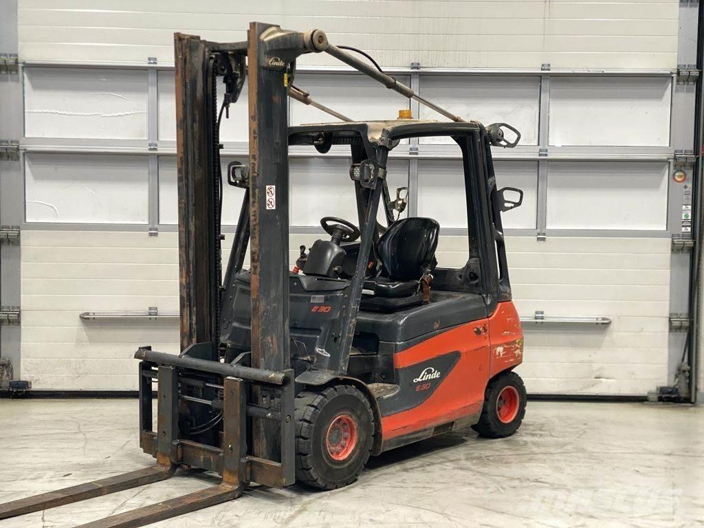 Linde E30-01 El gaffeltrucks