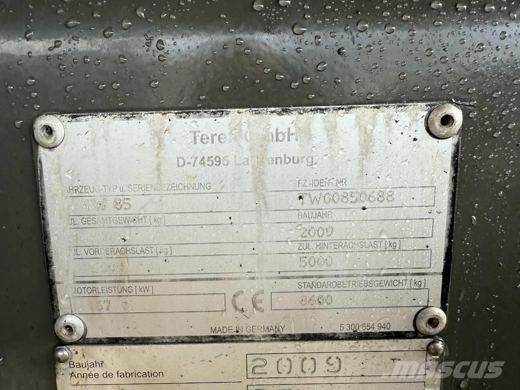Terex TW 85 Gravemaskiner på hjul