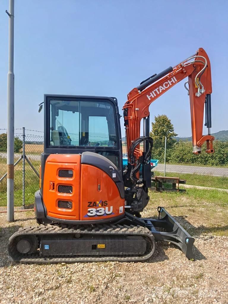 Hitachi ZX33U Gravemaskiner på larvebånd