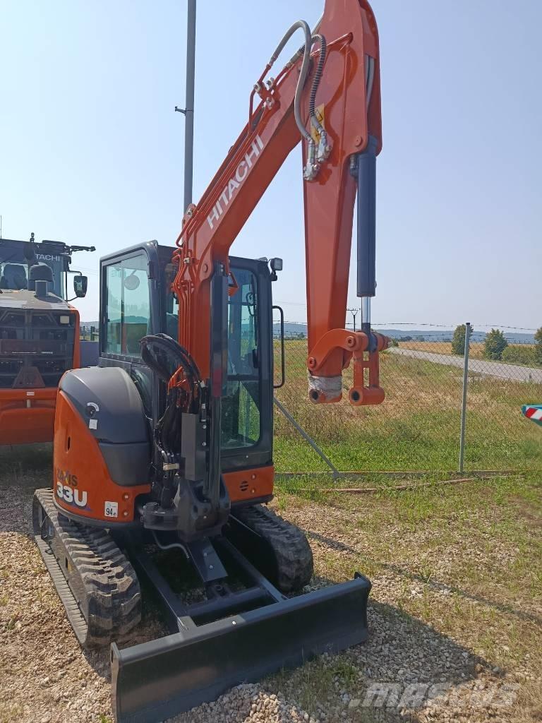 Hitachi ZX33U Gravemaskiner på larvebånd