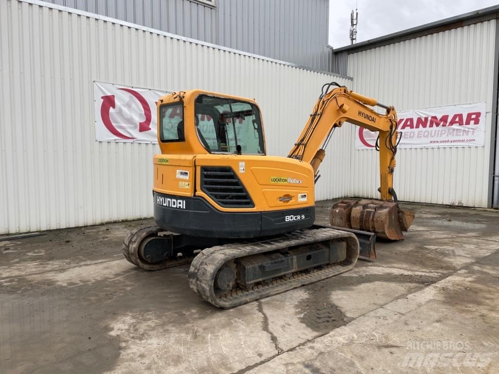 Hyundai R80CR-9 Midi-gravemaskiner 7t - 12t