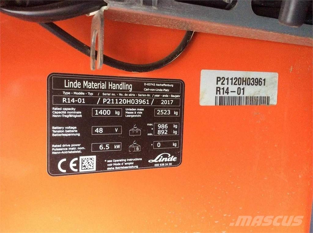 Linde R14 Reachtruck