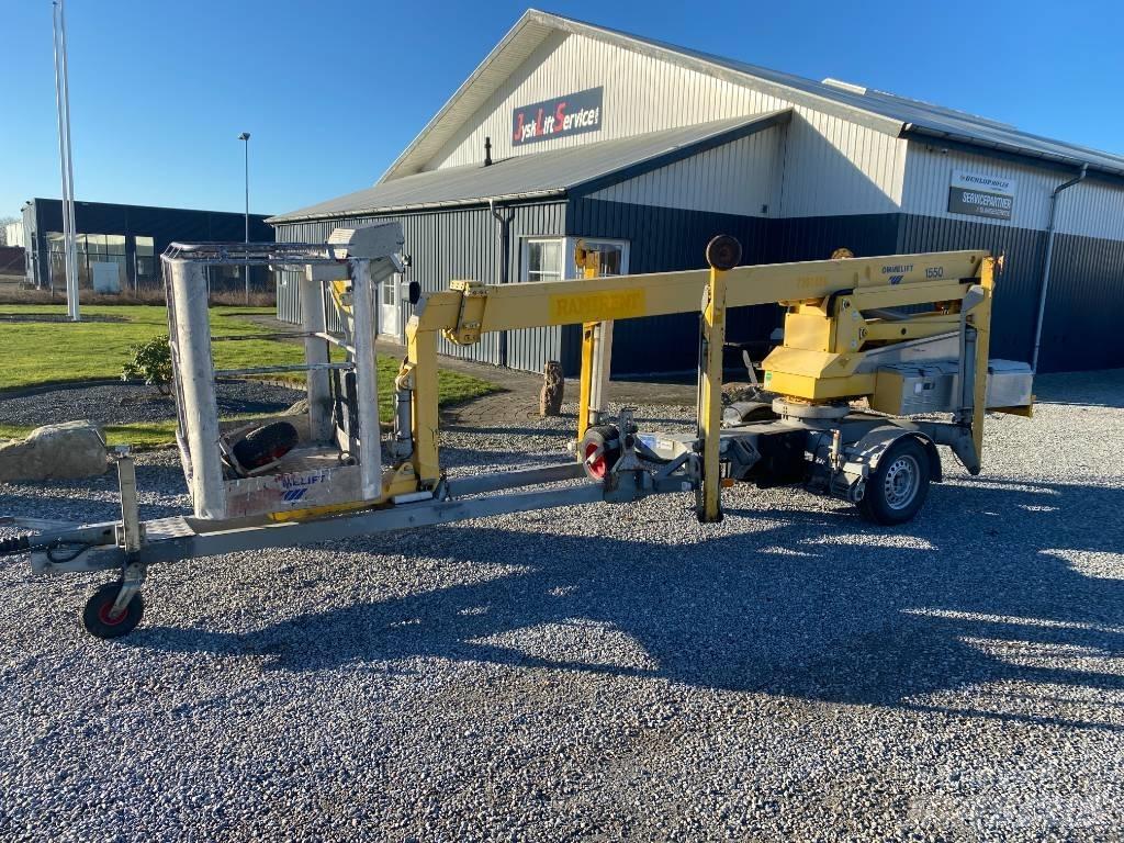 Omme 1550 EBZX Trailermonterede lifte