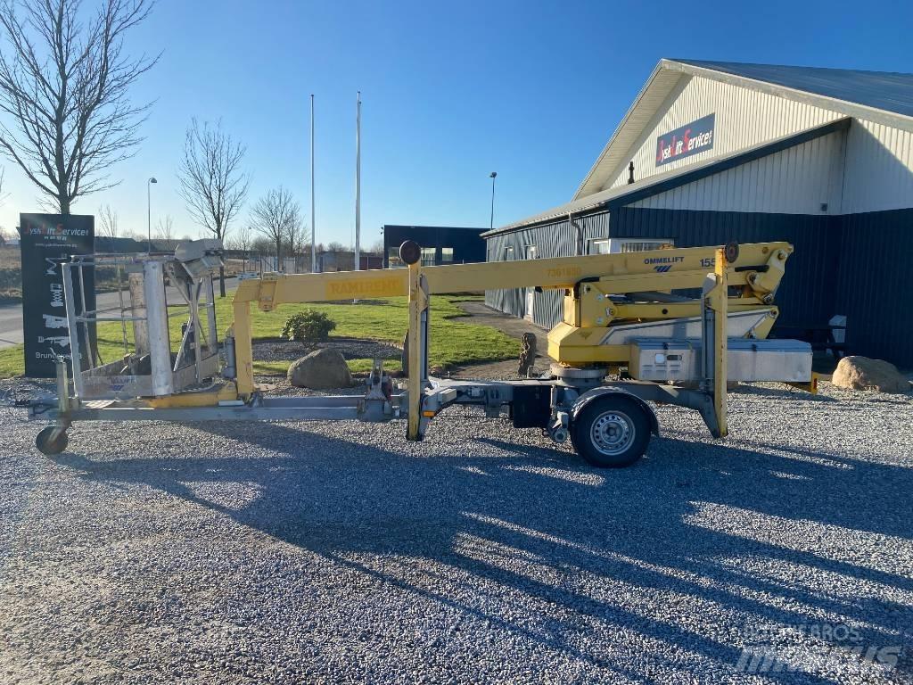 Omme 1550 EBZX Trailermonterede lifte