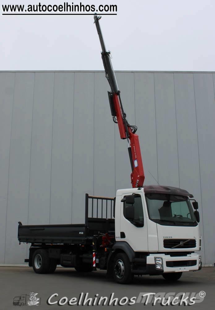 Volvo FL 240 + HMF 635 Lastbiler med tip