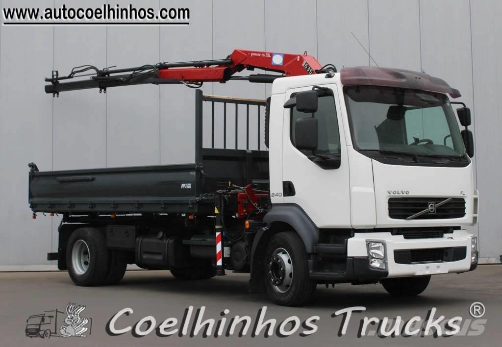 Volvo FL 240 + HMF 635 Lastbiler med tip